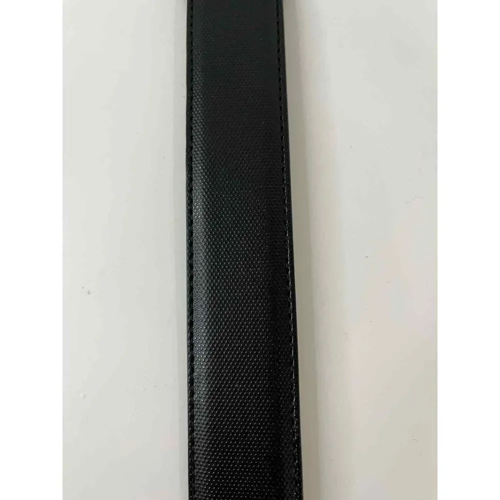 Nike Men's Large Reversible Faux Leather Belt Classic Black Brown Minimalist‎